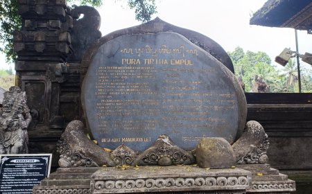 Tirta Empul Temple: Seeking Meaning in Spiritual Cleansing Ritual in Bali