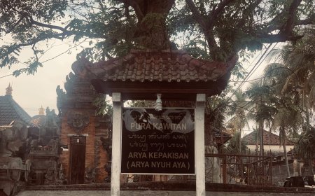 History of Pura Kawitan Arya Kepakisan and Prince Nyuh Aya