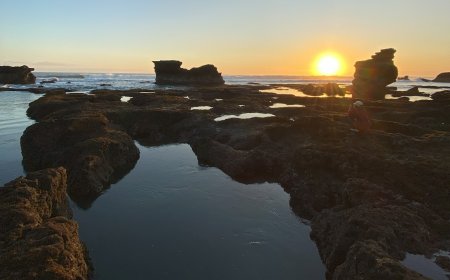 Pantai Kutikan, Eksotisme Tersembunyi di Balik Tebing
