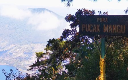 Kedamaian Pucak Mangu: Pura Catur Loka Pala,  Tempat Pemujaan Dewa Sangkara