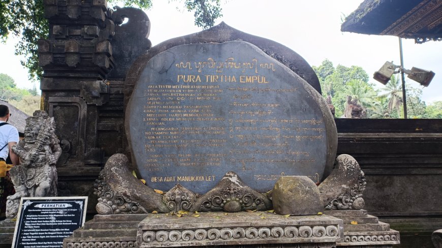 Tirta Empul Temple: Seeking Meaning in Spiritual Cleansing Ritual in Bali