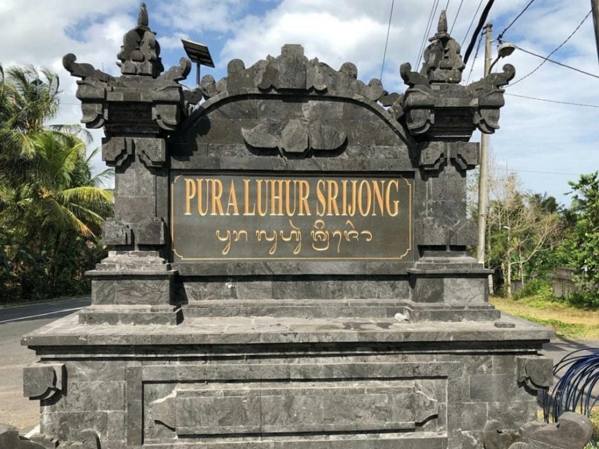 Revealing Traces of Ancient History: Pura Luhur Srijong