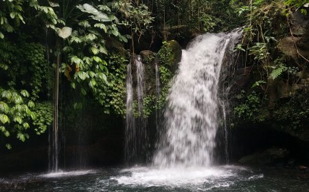 Pesona Alam Air Terjun Yeh Hoo Yang Sejuk dan Indah