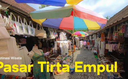 Jelajah Virtual Pasar Tradisional Tirta Empul