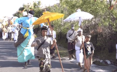 Dramatisasi Apsara Apsari: Upacara Medeeng di Bali Utara