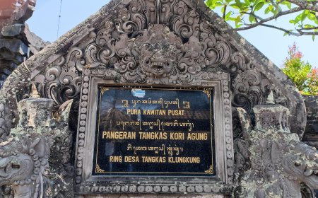History of Pura Kawitan Pangeran Tangkas Kori Agung: Interpreting the Beauty of Balinese Architecture