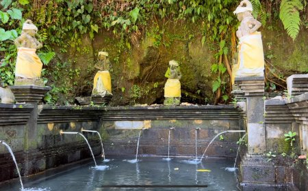 Misteri Tirta Suci: Pura Taman Beji Cengana dan Legenda 5 Bidadari Cantik Penjaga Kesucian Pura Beji