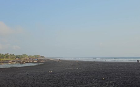 Kelating Beach: Beauty of a Beach with Rare Black Sand