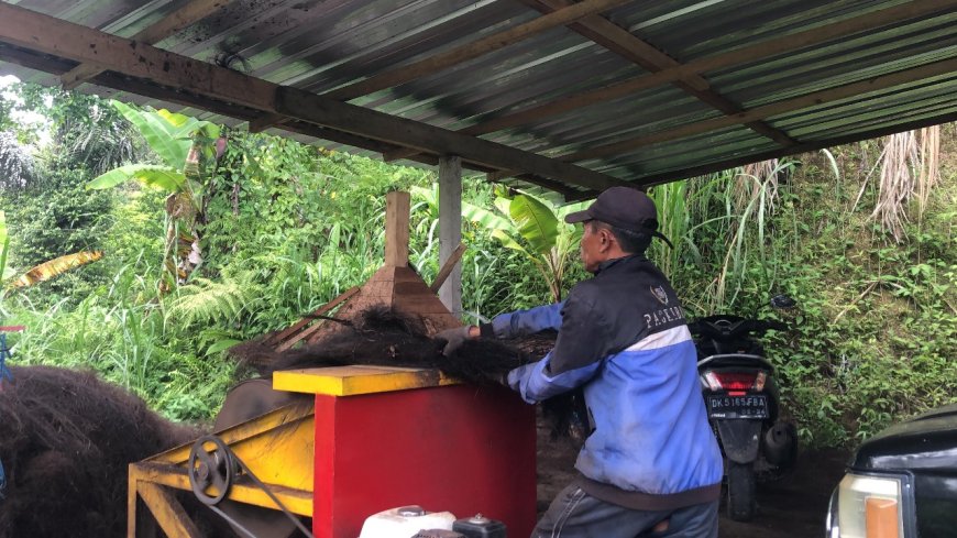 Palm Fiber in Sulangai Traditional Village: Exploration and Utilization of Local Natural Fibers in Local Culture