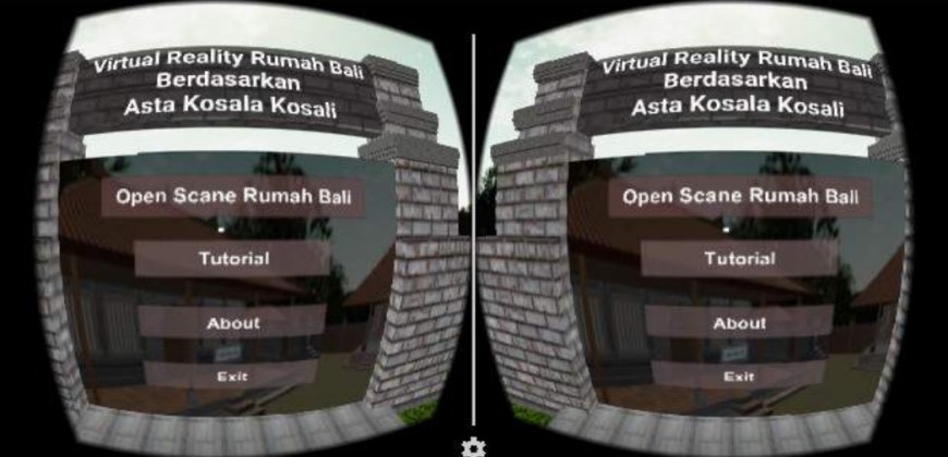 Virtual Reality of Balinese Buildings: Peeking into the Richness of Balinese Architecture with the Concept of Asta Kosala Kosali through a Virtual Lens