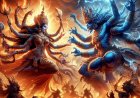Mahakali's Rage: An Epic Battle Against Raktabija, the Immortal Demon King