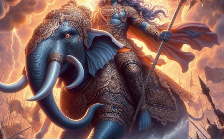 Indra Sang Penguasa Langit: Penaklukan Gunung Govardhana dan Sang Raksasa Vritra