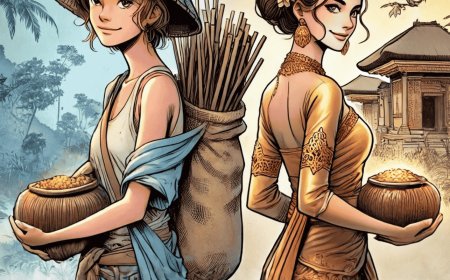 Men Sugih dan Men Tiwas: Sebuah Dongeng yang Mengajarkan Kesederhanaan