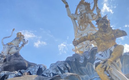 Titi Banda Statue in Kesiman: A Symbol of Rama's Loyalty and the Devotion of the Vanara