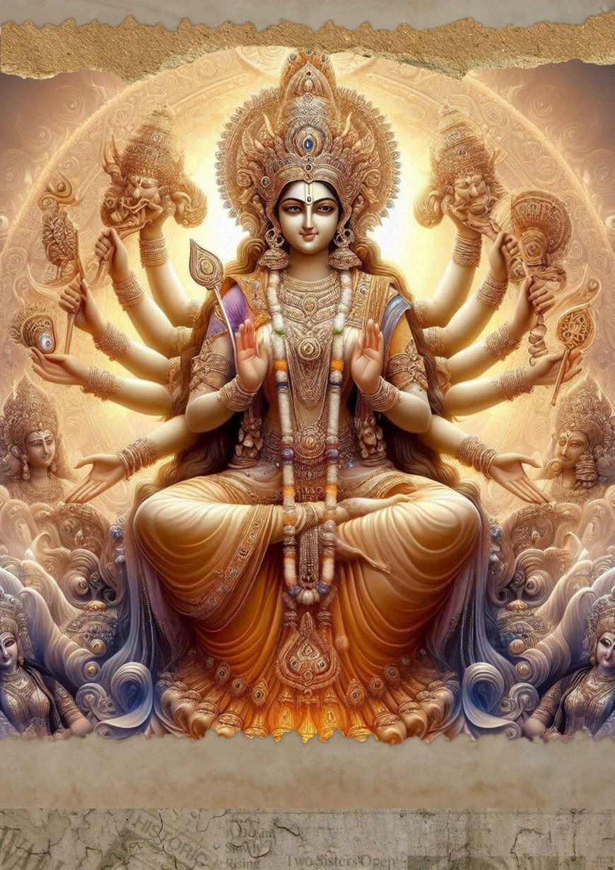 Goddess Gayatri Mother of the Universe Source of Divine  Brilliance