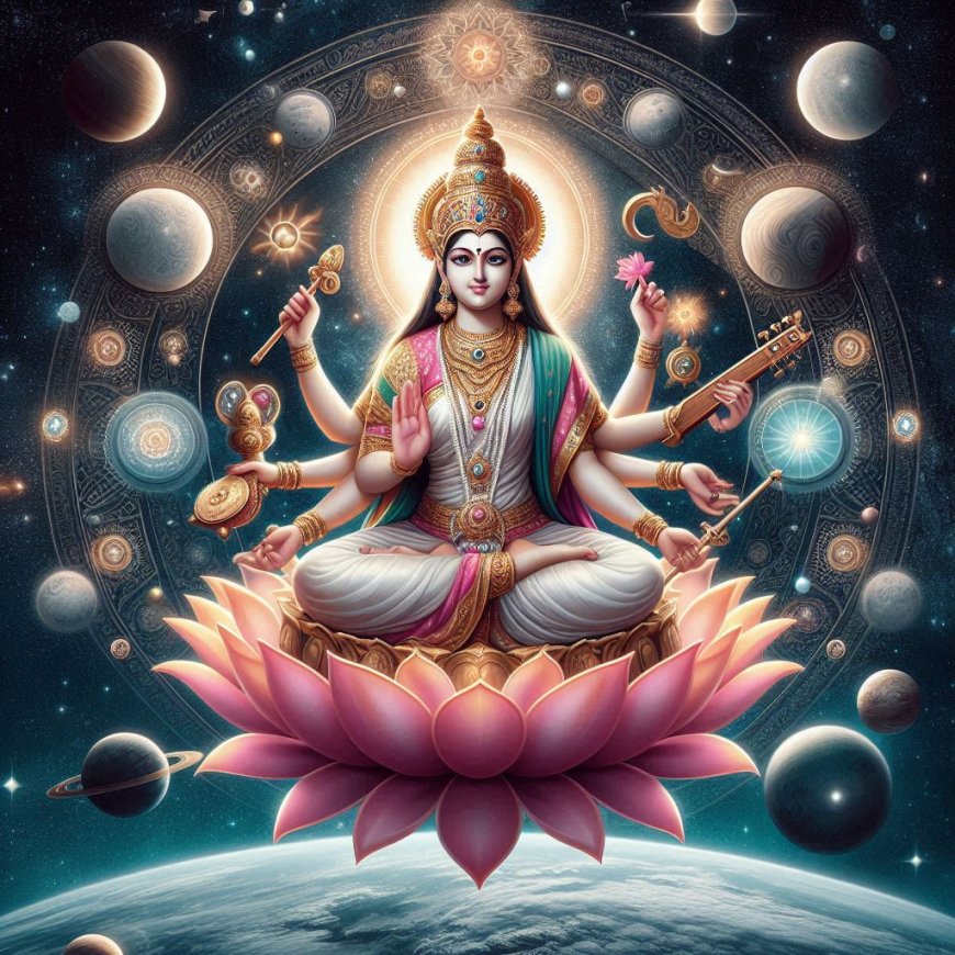 Legenda Dewi Saraswati Dan Penciptaan Alam Semesta