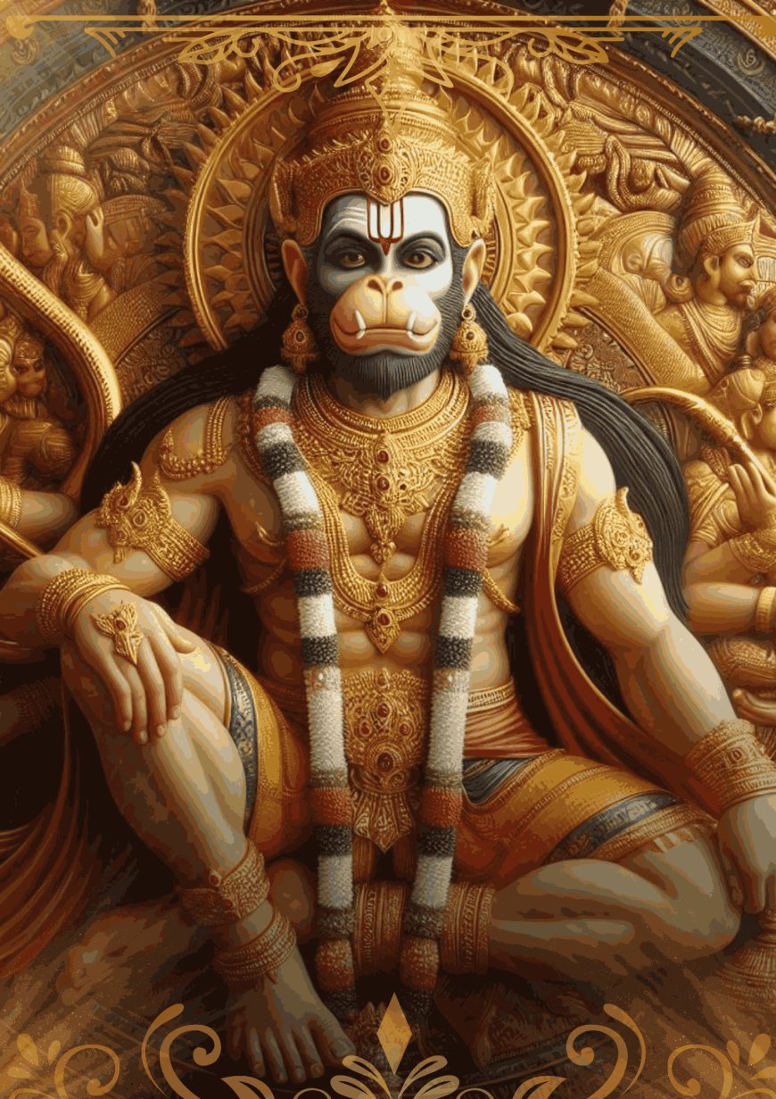 Hanuman: The White Monkey Incarnation of Shiva, The Savior Of Darkness.