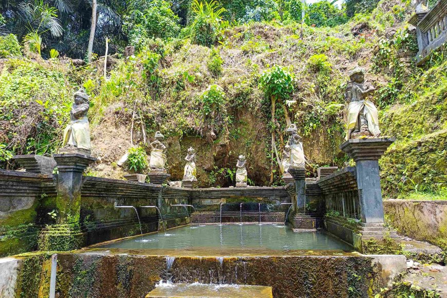 Pancoran Taman Beji Cengana: Ritual Kesembuhan dan Perlindungan Lima Bidadari Cantik