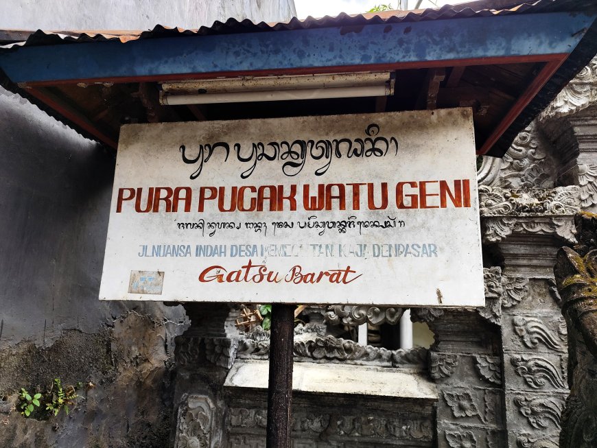 Pucak Watu Geni Temple: Exploring the Wonders of the Fiery Stone and the Eternal Water Jar