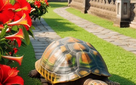 Turtle and The Luhur Flowers