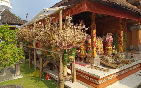 Tradisi Ngejot Jerimpen Galungan di Desa Baha: Makna dan Peran Pengantin Baru dalam Melestarikan Adat Bali