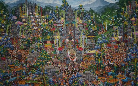 Young Artist in Penestanan: Telling Stories Through Canvas