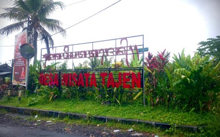 Menyingkap Keindahan Desa Wisata Tajen: Lekukan Sawah Hijau dalam Rangkulan Budaya Bali