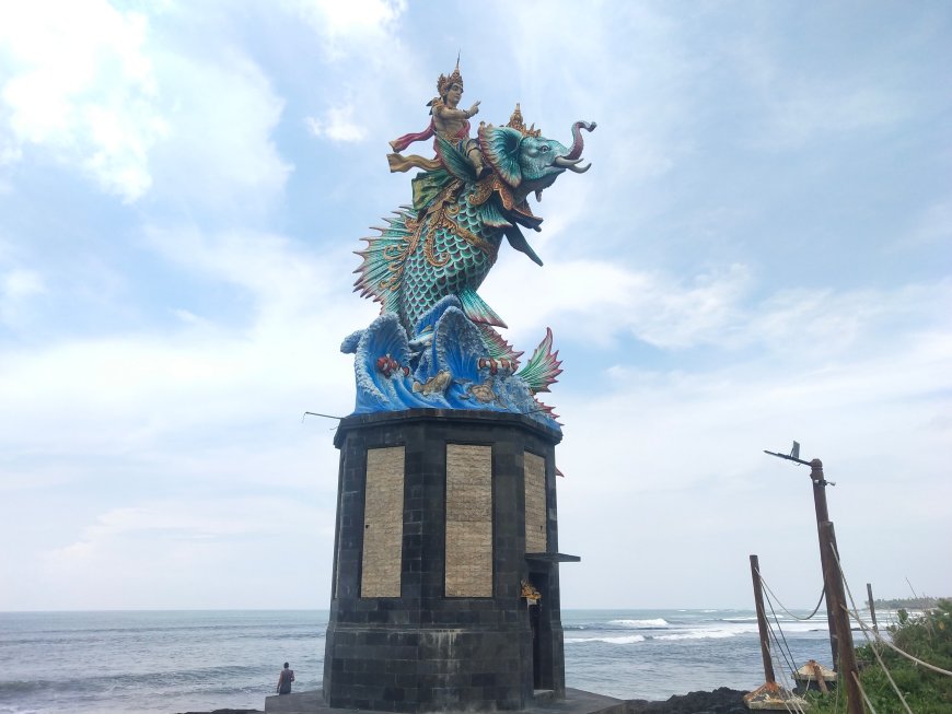 Exploring the Beauty of Pererenan Beach: A Fusion of Natural Charm and the Majesty of the Statue of Dewa Baruna