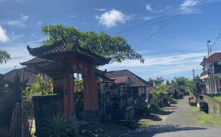 The Unique Kitchen Layout of Wongaya Gede Village