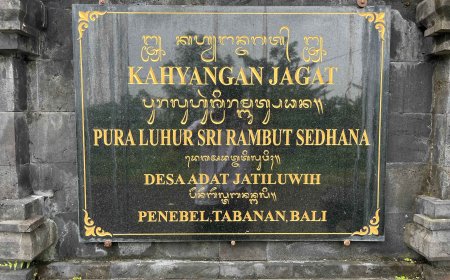 Luhur Sri Rambut Sedhana Jatiluwih Temple: A Place to Seek Blessings and Life Harmony