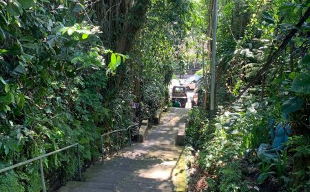 Visual Exploration: 360 Degrees Around Penestanan Stairs