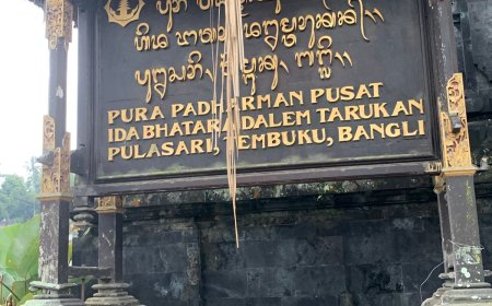 Di Balik Rerimbun Alas, Pura Padharman Pusat Ida Bhatara Dalem Tarukan Pulasari : Menyimpan Napas Bali Kuno