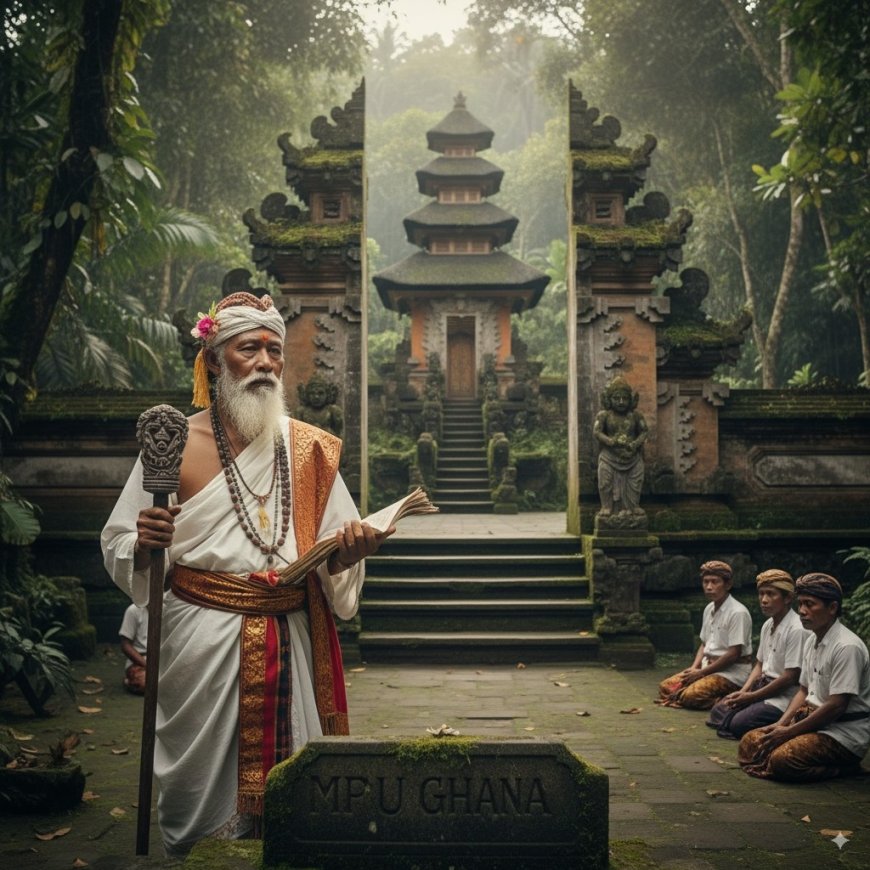 Jejak Mpu Ghana : Penjaga Tatanan Spiritual di Pulau Dewata (1000 M)