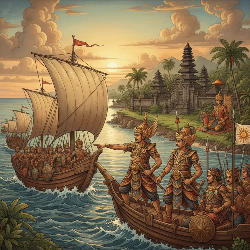 Peristiwa Pemindahan Keraton ke Gelgel dan Awal Kejayaan Sweca Linggarsa Pura (1401 M)