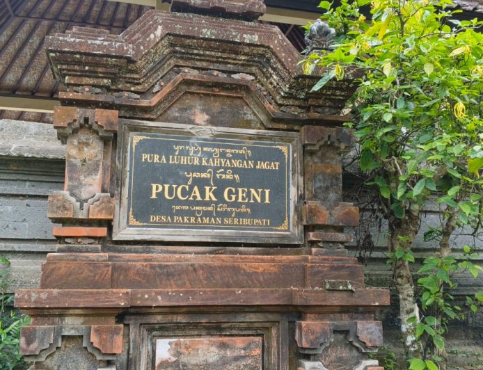 Pura Luhur Puncak Geni: Cagar Budaya Spiritual dari Seribupati