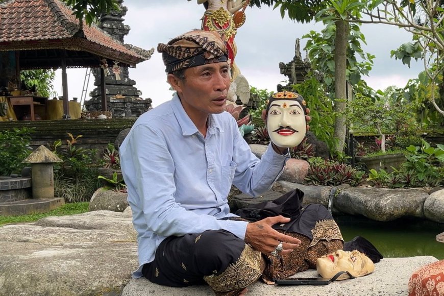The Soul That Speaks Through Masks: The Journey of I Dewa Gede Putra in Balinese Mask Art in Singapadu Kaler