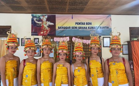 Latihan Seni di Tengah Perbukitan: Kisah Sanggar Graha Kumara Santih di Desa Culik, Karangasem
