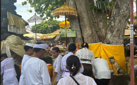 Keajaiban Pura Jati di Jembrana, Mata Air Suci yang Tak Pernah Kering