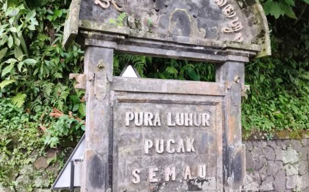 Pura Luhur Pucak Semau: Harmoni Tiga Pura, Tangga Tinggi, dan Pohon Sakral