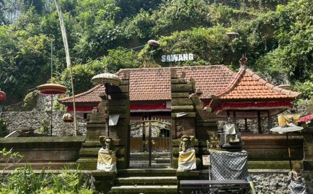 Griya Beji Taman Sawang Temple: The Holy Spring that Guards the Harmony of Abuan Village