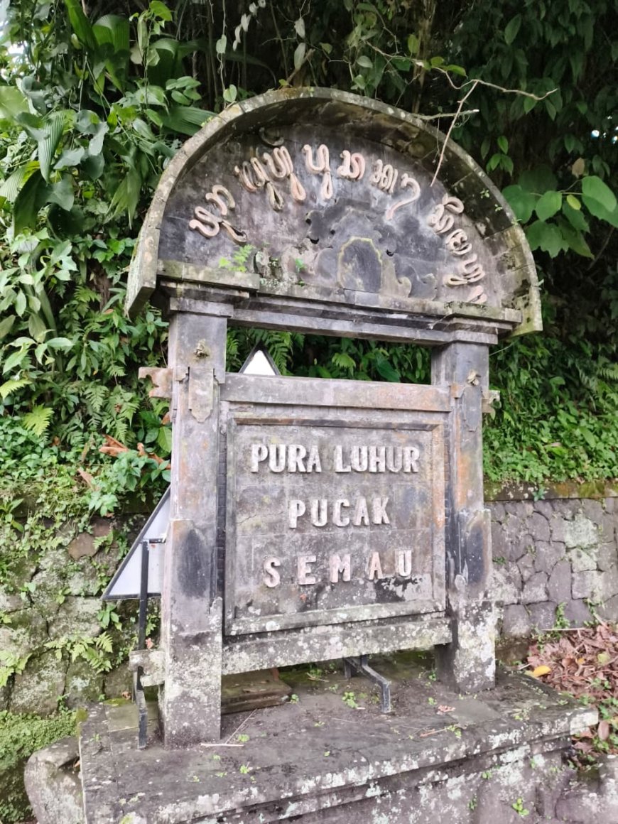 Pura Luhur Pucak Semau: Harmoni Tiga Pura, Tangga Tinggi, dan Pohon Sakral