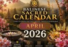 Balinese Sacred Calendar April 2026