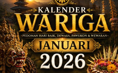 Kalender Wariga Bali Januari 2026