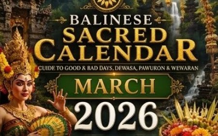 Balinese Sacred Calendar March 2026.