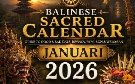 Balinese Sacred Calender January 2026