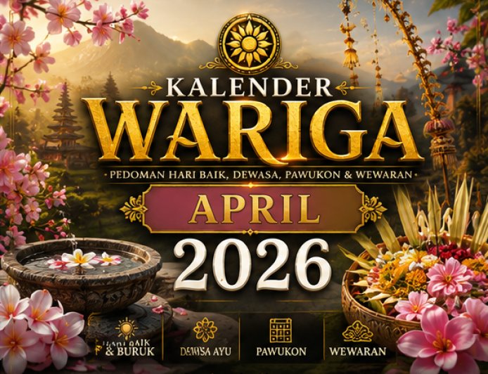 Kalender Wariga Bali April 2026
