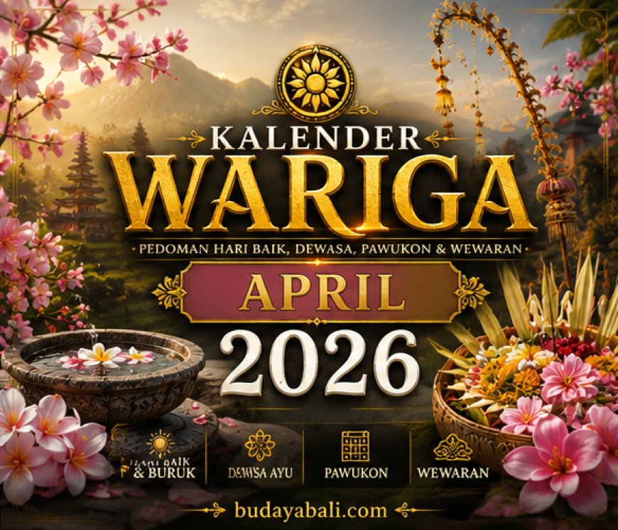 Kalender Wariga Bali April 2026