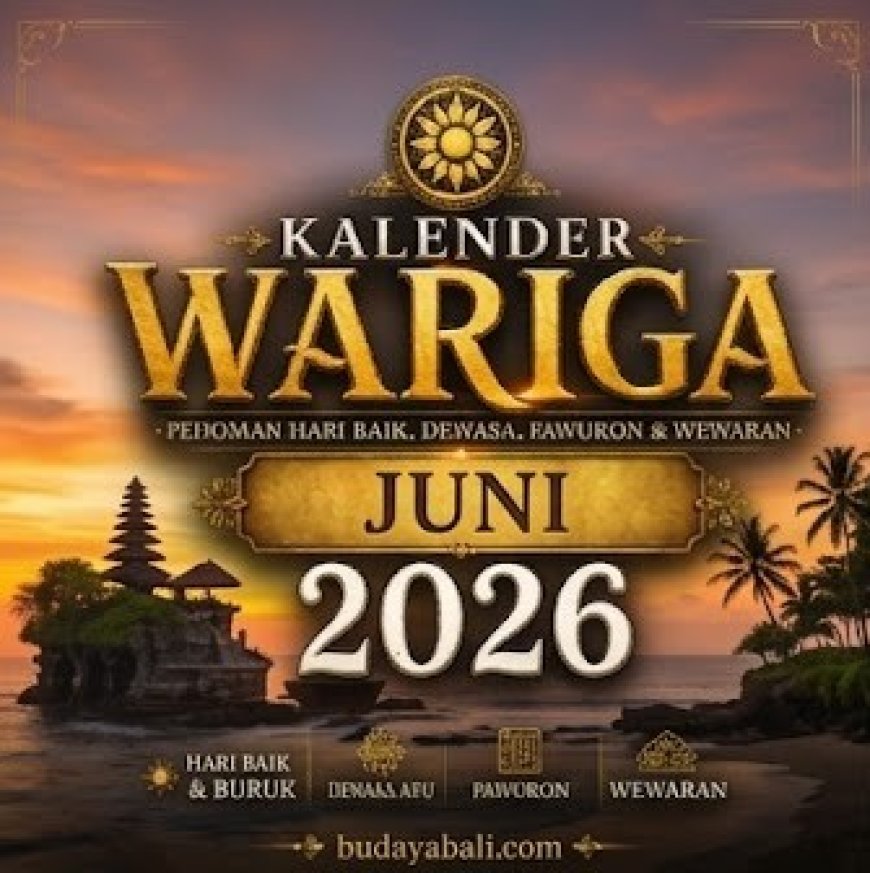Kalender Wariga Bali Juni 2026