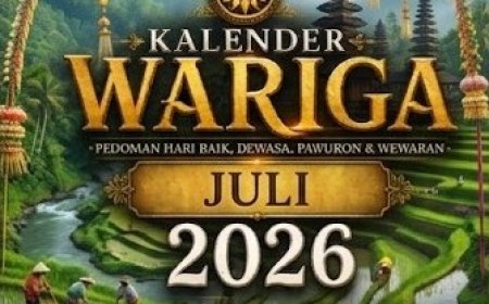 Kalender Wariga Bali Juli 2026