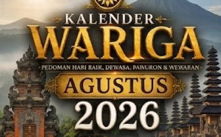 Kalender Wariga Bali Agustus 2026